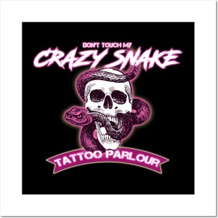 Crazy Snake Tattoo Parlour Posters and Art